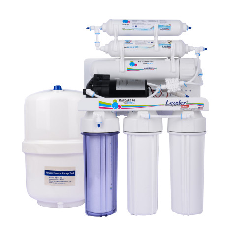 Фільтр з зворотним осмосом Leader Standart RO-6P МТ16 (з насосом)