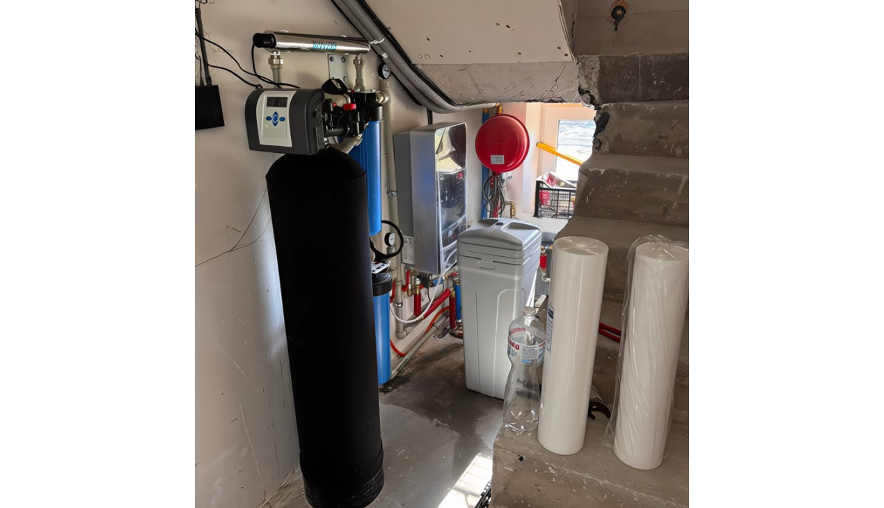 Монтаж системы очистки воды Зазимье