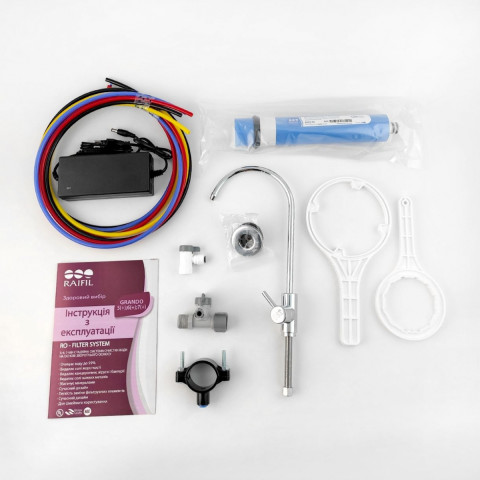 Фільтр із зворотним осмосом Raifil 5+ RO905-550BP-EZ (з насосом)
