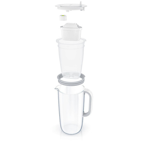 Фільтр глечик Brita Glass Jug One, скляний, 2,5 л