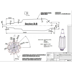 Мембрана сменная SeFa 100-150л (80 мм) проходная