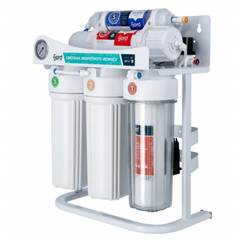 Система зворотного осмосу Fjord FRP-5-100 Pro з насосом