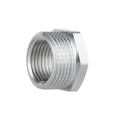 Футорка SD Forte SF37496SD 3/4"х1/2" нікельований (зовнішнє різьблення - внутр.різьблення)