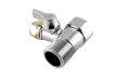 Адаптер + кульовий вентиль AD-4BC-3W/BV-3BC-CH 1/2"-3/8"-1/2" (різьба зовнішня - цанга-різьблення внутрішнє)