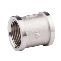 Муфта SD Forte SF35620 3/4" х 3/4" никелированная (внутр. резьба - внутр. резьба)