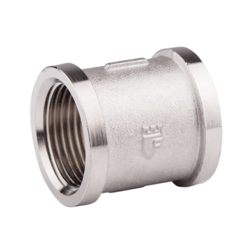 Муфта SD Forte SF35620 3/4" х 3/4" никелированная (внутр. резьба - внутр. резьба)