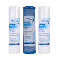 Набір з 3-х картриджів Aqualine (Осмос)