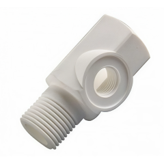 Подключение к водопроводу AD-4PP-3W (адаптер) 1/2"-1/4"-1/2" (резьба наружная-резьба внутренняя-резьба внутренняя) 