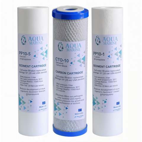Комплект передфільтрів AquaMarine (осмос)