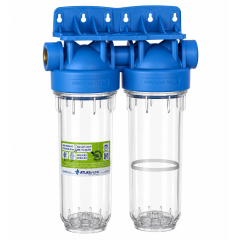 Корпуси магістрального фільтра Atlas Filtri DP DUO TS 1/2" OT 10" КІТ (ZA3100680)