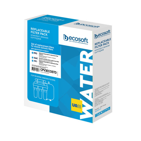 Комплект картриджів Ecosoft 1-2-3 (осмос) (CPV3ECOSTD)