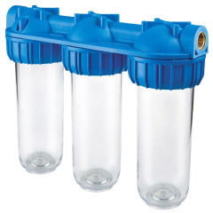 Корпуси магістрального фільтра Atlas Filtri TRIPLEX PLUS 3P 3/4" 10" AFO SX TS (RA112T431)