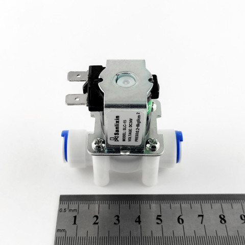 Клапан соленоїдний швидкознімний Sanlixin ESV-3/8"-(24V)-4.8W непрямої дії 3/8" (нормально закритий)