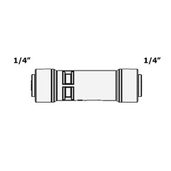 Ограничитель потока  ITiGER  FR-500P-EZ (500 мл/мин) трубка 1/4" - трубка 1/4"