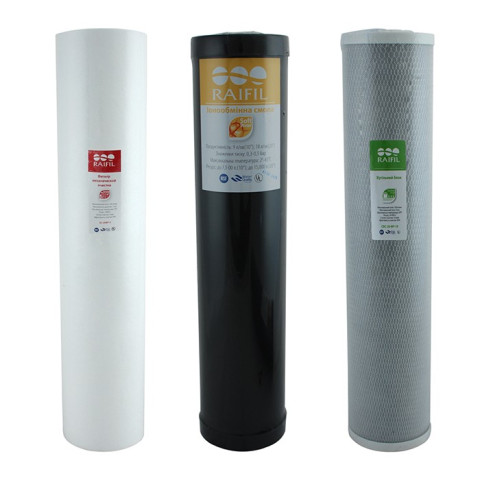 Комплект картриджів RAIFIL ВВ20 RESIN-CBC (пом'якшення)