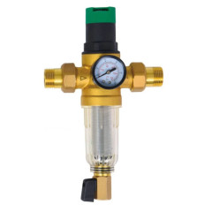 Фільтр механічний самопромивний SD Forte SF128W15C 1/2" з редуктором для холодної води