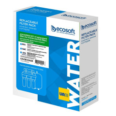 Комплект картриджів Ecosoft 1-2-3 (осмос) AquaGreen (CHV3ECOAGR)