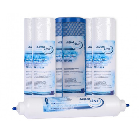 Годовой комплект картриджей Aqualine RO-5