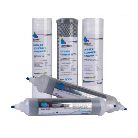 Комплект картриджей Leader RO-6 SILVER