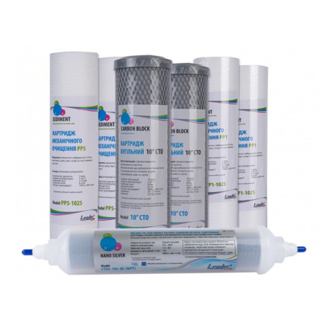Годовой комплект картриджей Leader RO-5 SILVER
