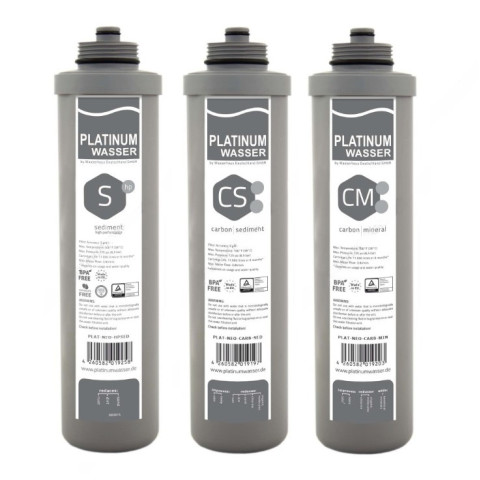 Комплект картриджів NEO BOX Platinum Wasser (SED-5, SED-CARB, CARB-MIN)