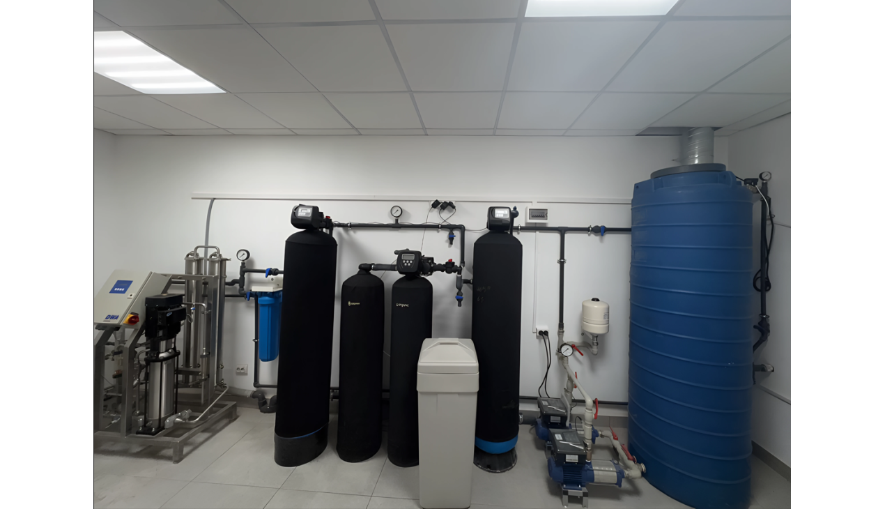 Система получения очищенной воды для гемодиализа