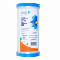 Картридж з пресованого активованого вугілля Atoll EPM-BB10 (Big Blue 10)