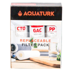 Комплект трьох картриджів Aquaturk