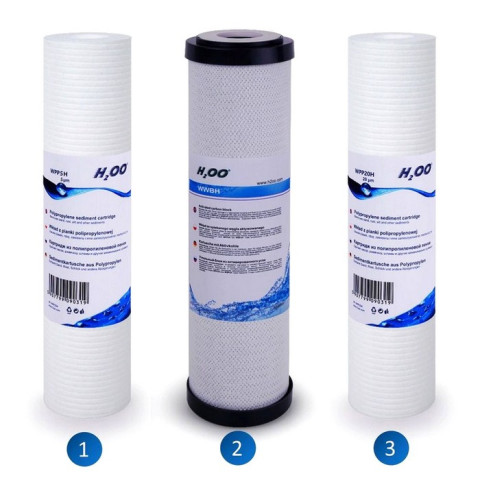Проточний 4-ступінчастий фільтр H2OO WFP3UF (з ультрафільтрацією)