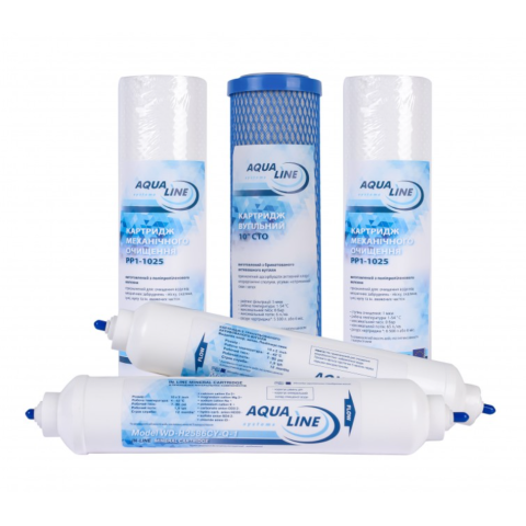 Комплект картриджів Aqualine RO-6