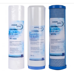 Набір із 3-х картриджів Aqualine (покращений)