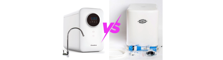 Порівняння фільтрів зворотного осмосу Canature RO-400UX/DF та LITE Bolero: який вибрати для дому чи бізнесу?