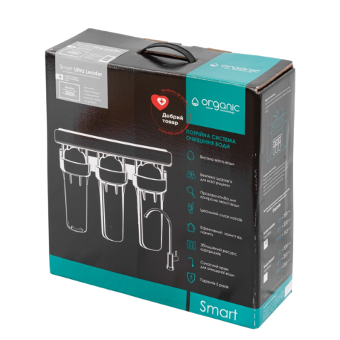 Проточний фільтр Organic Smart Ultra Leader з UF мембраною