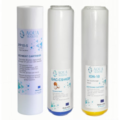 Комплект передфільтрів AquaMarine - SOFT (пом'якшуючий) для проточного фільтра