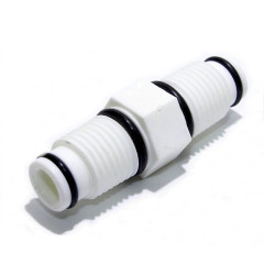 З'єднувач міжколбовий 2810-А/СС-2W 1/4"-1/4" (різьблення-різьблення) з ущільнювачем