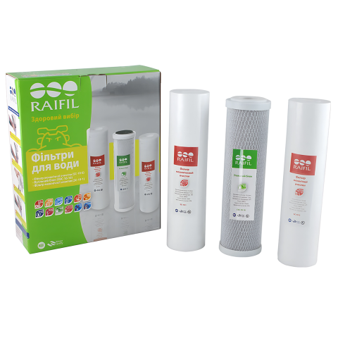 Комплект змінних картриджів RAIFIL OSMOS GREEN