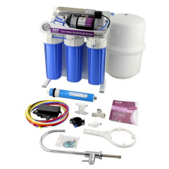 Система зворотного осмосу RAIFIL 75G UV на станині 10" Slim Blue