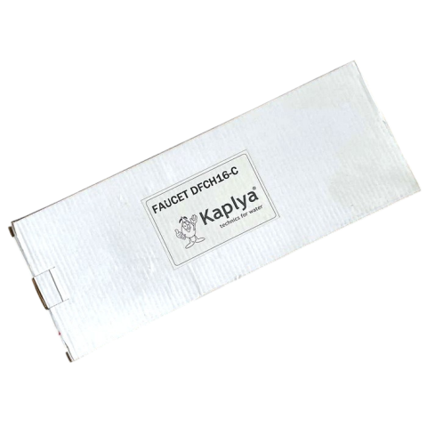 Кран подвійний хромований Kaplya DFCH16-C (Modern mini)