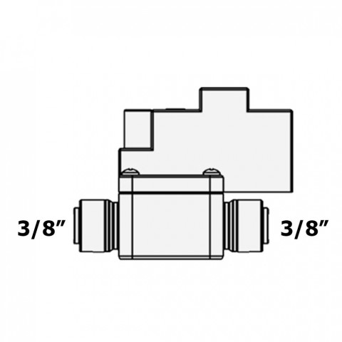 Датчик (клапан) високого тиску Raifil 1827-B/HP-03-GR-EZ (трубка 3/8"-трубка 3/8")