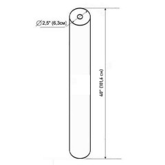 Картридж поліпропіленовий Raifil SC-40-5, 5 мкм (Slim)