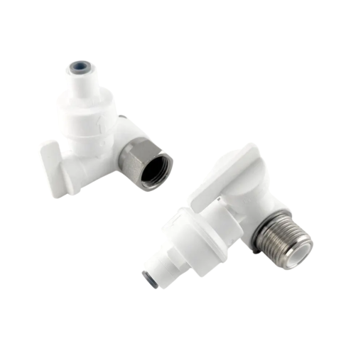 Адаптер з редуктором 1832-F 1/2"-1/4"-1/2" (різьба зовнішня - кульовий вентиль - різьблення внутрішнє)