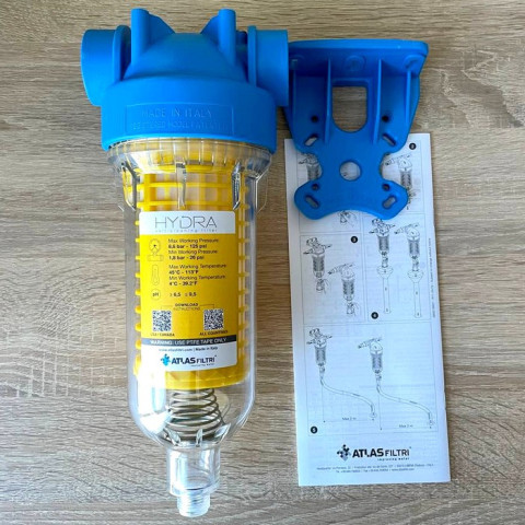 Фильтр самопромывной Atlas Hydra RLH-90 3/4" KIT RA6000011 (с картриджем 90 мкм)