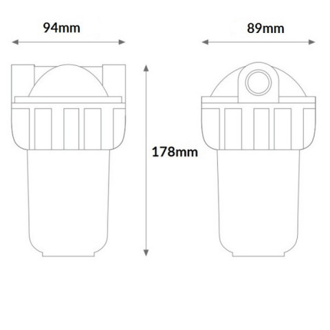 Фільтр полифосфатный Atlas Filtri DOSAFOS MIGNON L 3P, 1/2" (RA404P511)
