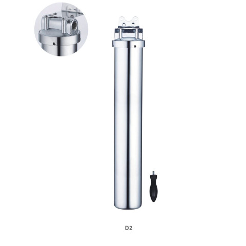 Корпус фильтра RAIFIL Slim 20 D2 (HMS-20B) из нержавеющей стали