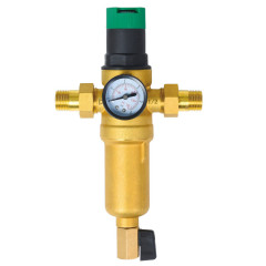 Фільтр механічний самопромивний SD Forte SF128W15H 1/2" з редуктором для гарячої води