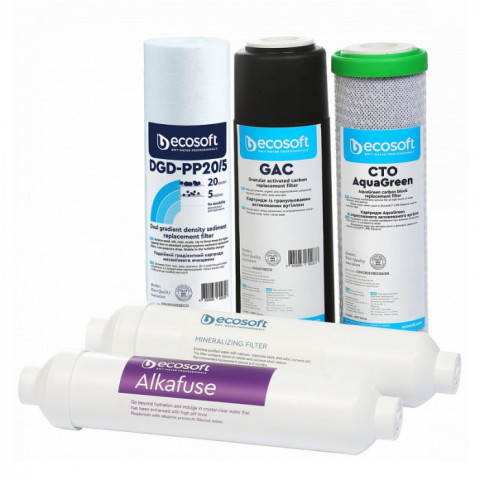 Картриджи для фильтра Ecosoft P'URE Alkafuse "6 мес" CHV5PUREALC