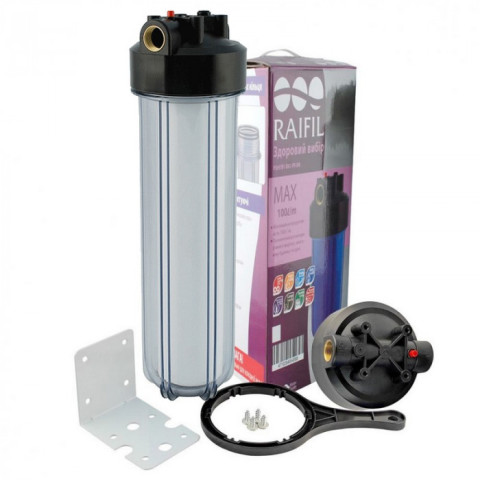 Корпус фільтра RAIFIL Big Blue 20 PS698C1-BK1-PR 2-OR (без картриджа)
