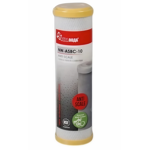 Картридж комплексний (вугілля+пом'якшення) Нова Вода NW-ASBC-10 (2,5"х10")