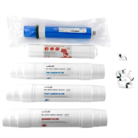 Швидкоз'ємний комплект ДЛЯ BWT AQA SOURCE з постфільтром і мембраною 75G з фітингом, sed, pre, post
