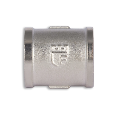 Муфта SD Forte SF35615 1/2" х 1/2" никелированная (внутр. резьба - внутр.резьба)